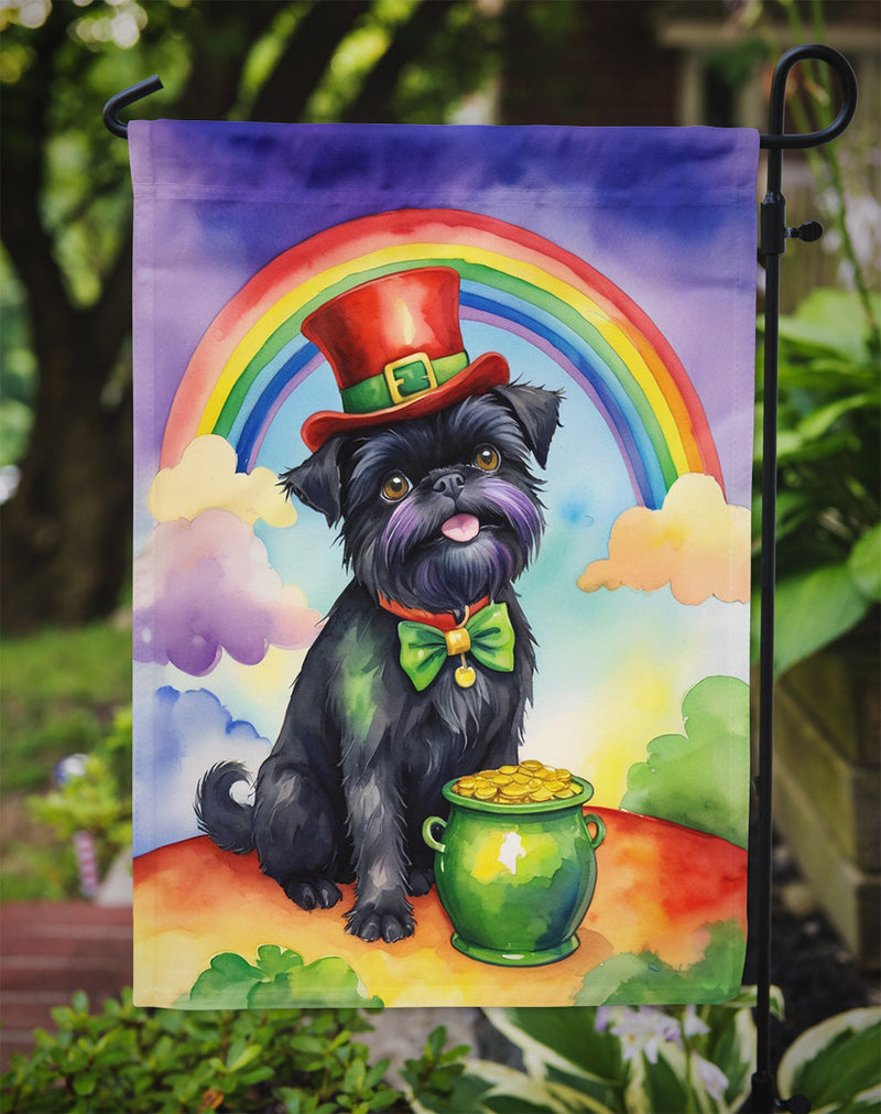 Affenpinscher St Patrick's Day Garden Flag