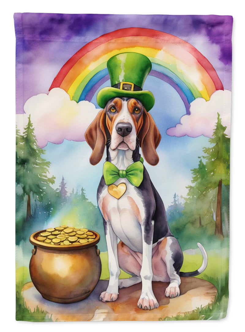 American English Coonhound St Patrick's Day House Flag