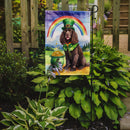American Water Spaniel St. Patrick’s Day Garden Flag – Dog with Pot of Gold & Rainbow Yard Decor