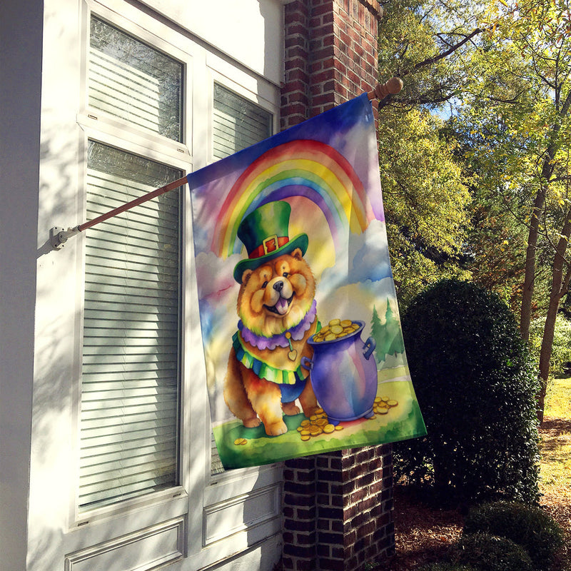 Chow Chow St Patrick's Day House Flag