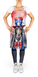 Afghan Hound Patriotic American Apron – Artist-Designed Kitchen, BBQ & Craft Apron