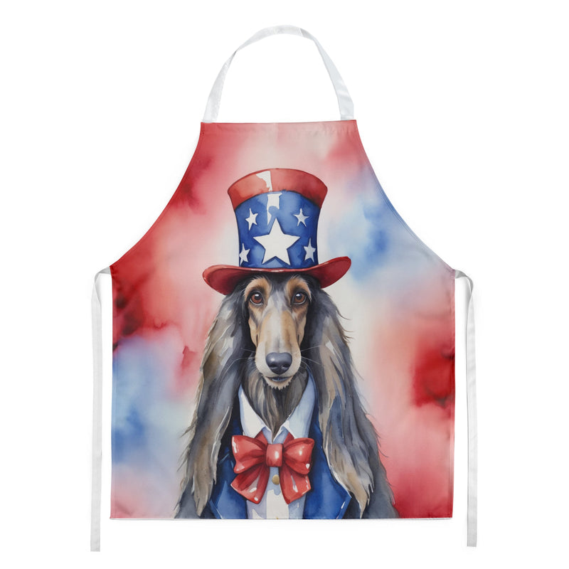 Afghan Hound Patriotic American Apron