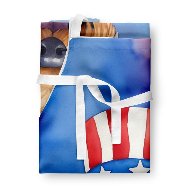 Airedale Terrier Patriotic American Apron