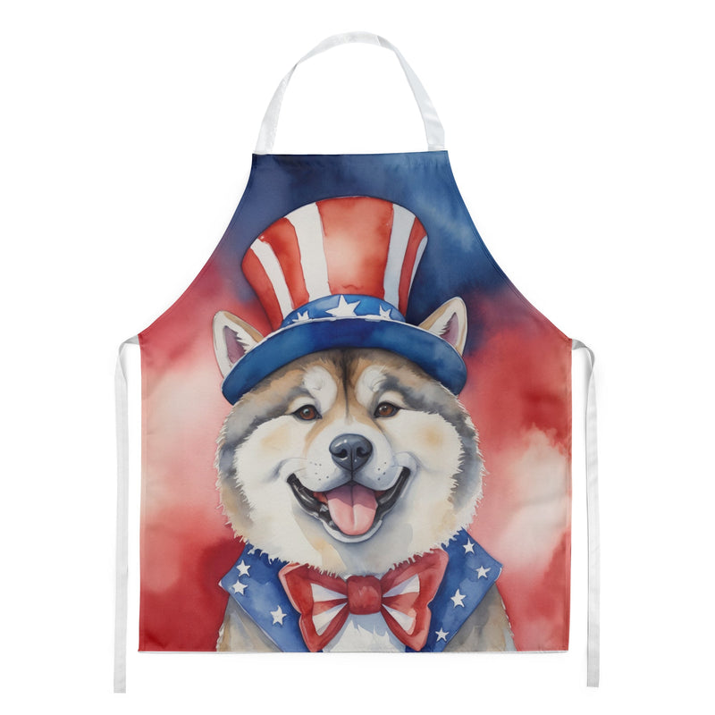 Akita Patriotic American Apron