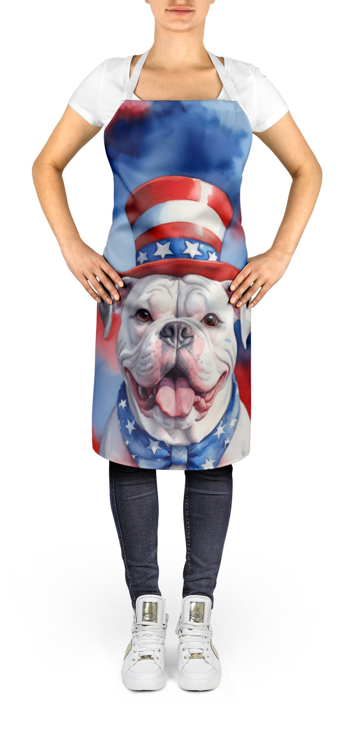 American Bulldog Patriotic American Apron