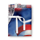 American Bulldog Patriotic American Apron – Artist-Designed Kitchen, BBQ & Craft Apron