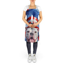 American Bulldog Patriotic American Apron – Artist-Designed Kitchen, BBQ & Craft Apron
