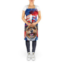 Border Terrier Patriotic American Apron – Artist-Designed Kitchen, BBQ & Craft Apron