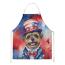 Border Terrier Patriotic American Apron – Artist-Designed Kitchen, BBQ & Craft Apron