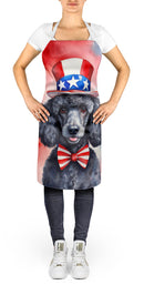 Black Poodle Patriotic American Apron – Artist-Designed Kitchen, BBQ & Craft Apron