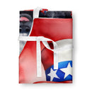 Black Poodle Patriotic American Apron – Artist-Designed Kitchen, BBQ & Craft Apron