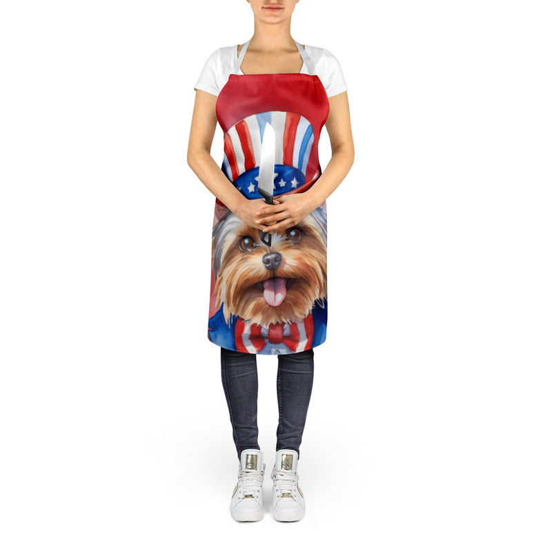 Yorkshire Terrier Patriotic American Apron