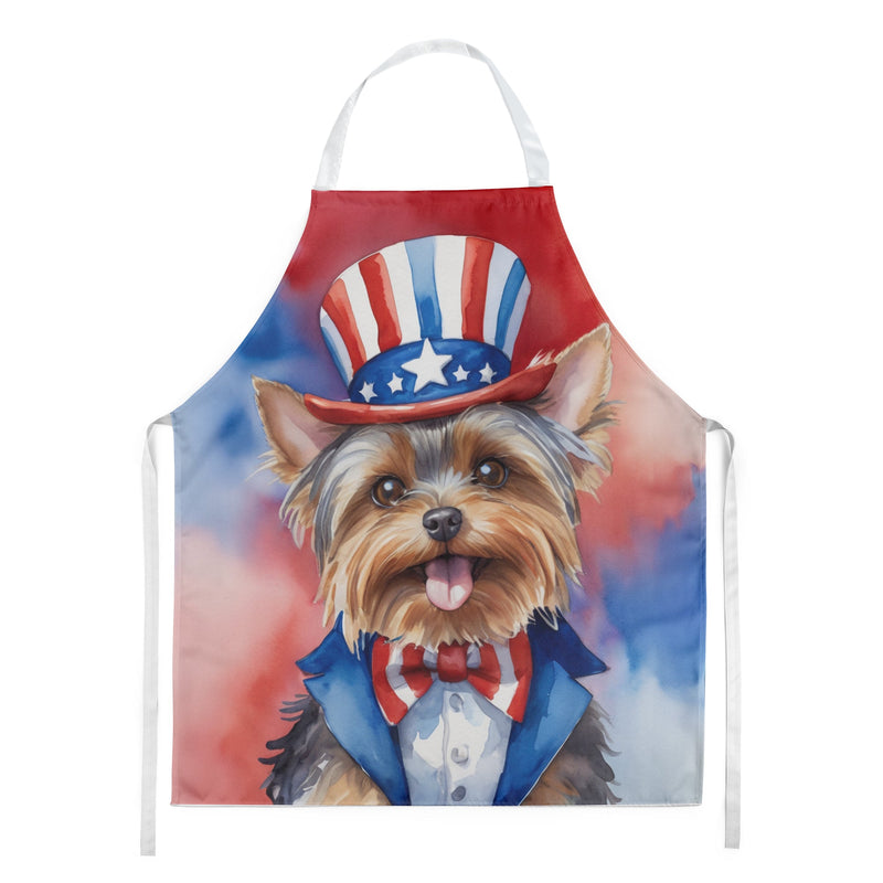 Yorkshire Terrier Patriotic American Apron