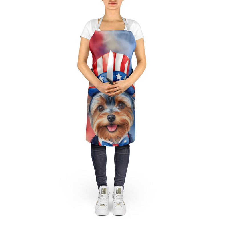 Yorkshire Terrier Patriotic American Apron