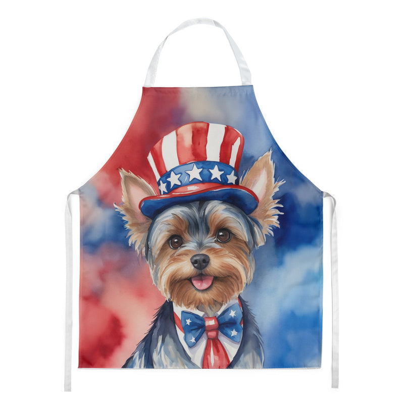 Yorkshire Terrier Patriotic American Apron