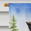 Affenpinscher Cowboy Welcome House Flag