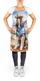 Afghan Hound Cowboy Welcome  Apron – Artist-Designed Kitchen, BBQ & Craft Apron