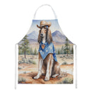 Afghan Hound Cowboy Welcome  Apron – Artist-Designed Kitchen, BBQ & Craft Apron
