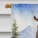 Afghan Hound Cowboy Welcome  House Flag