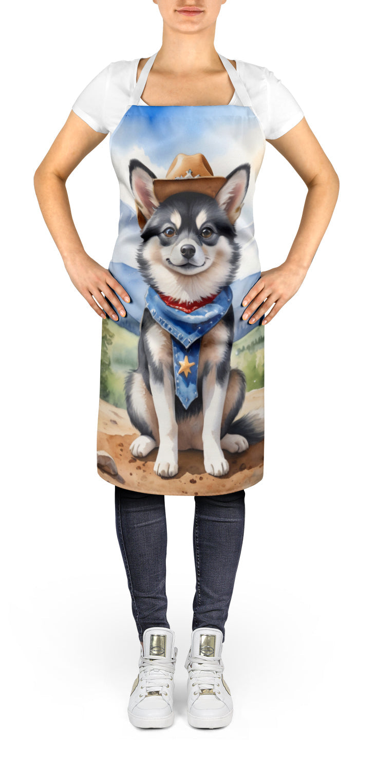 Alaskan Klee Kai Cowboy Welcome Apron