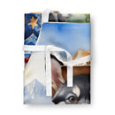 Alaskan Klee Kai Cowboy Welcome Apron – Artist-Designed Kitchen, BBQ & Craft Apron