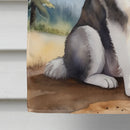 Alaskan Malamute Cowboy Welcome House Flag