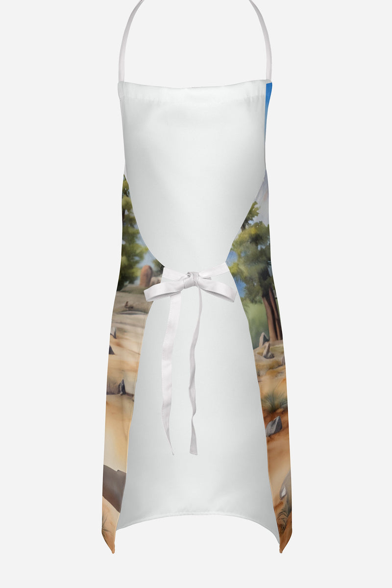 American Bulldog Cowboy Welcome Apron – Artist-Designed Kitchen, BBQ & Craft Apron