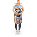 American Bulldog Cowboy Welcome Apron – Artist-Designed Kitchen, BBQ & Craft Apron