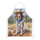 American English Coonhound Cowboy Welcome Apron – Artist-Designed Kitchen, BBQ & Craft Apron