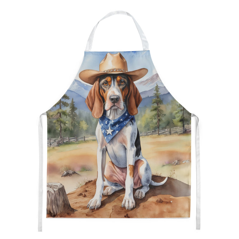 American English Coonhound Cowboy Welcome Apron