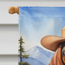American English Coonhound Cowboy Welcome House Flag