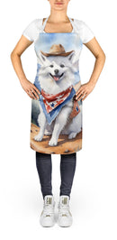 American Eskimo Cowboy Welcome Apron – Artist-Designed Kitchen, BBQ & Craft Apron