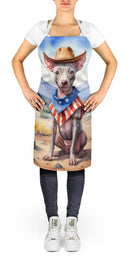 American Hairless Terrier Cowboy Welcome Apron – Artist-Designed Kitchen, BBQ & Craft Apron