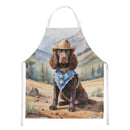 American Water Spaniel Cowboy Welcome Apron – Artist-Designed Kitchen, BBQ & Craft Apron