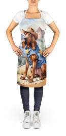 Bloodhound Cowboy Welcome Apron – Artist-Designed Kitchen, BBQ & Craft Apron