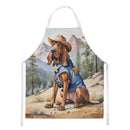 Bloodhound Cowboy Welcome Apron – Artist-Designed Kitchen, BBQ & Craft Apron