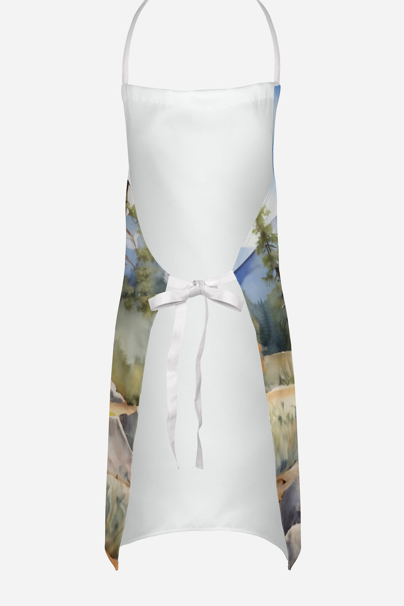 Bluetick Coonhound Cowboy Welcome Apron – Artist-Designed Kitchen, BBQ & Craft Apron