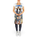 Bluetick Coonhound Cowboy Welcome Apron – Artist-Designed Kitchen, BBQ & Craft Apron