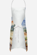 Border Collie Cowboy Welcome Apron – Artist-Designed Kitchen, BBQ & Craft Apron