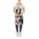 Border Collie Cowboy Welcome Apron – Artist-Designed Kitchen, BBQ & Craft Apron