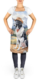 Borzoi Cowboy Welcome Apron – Artist-Designed Kitchen, BBQ & Craft Apron