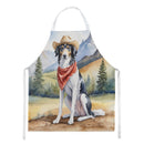 Borzoi Cowboy Welcome Apron – Artist-Designed Kitchen, BBQ & Craft Apron