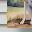 Borzoi Cowboy Welcome House Flag