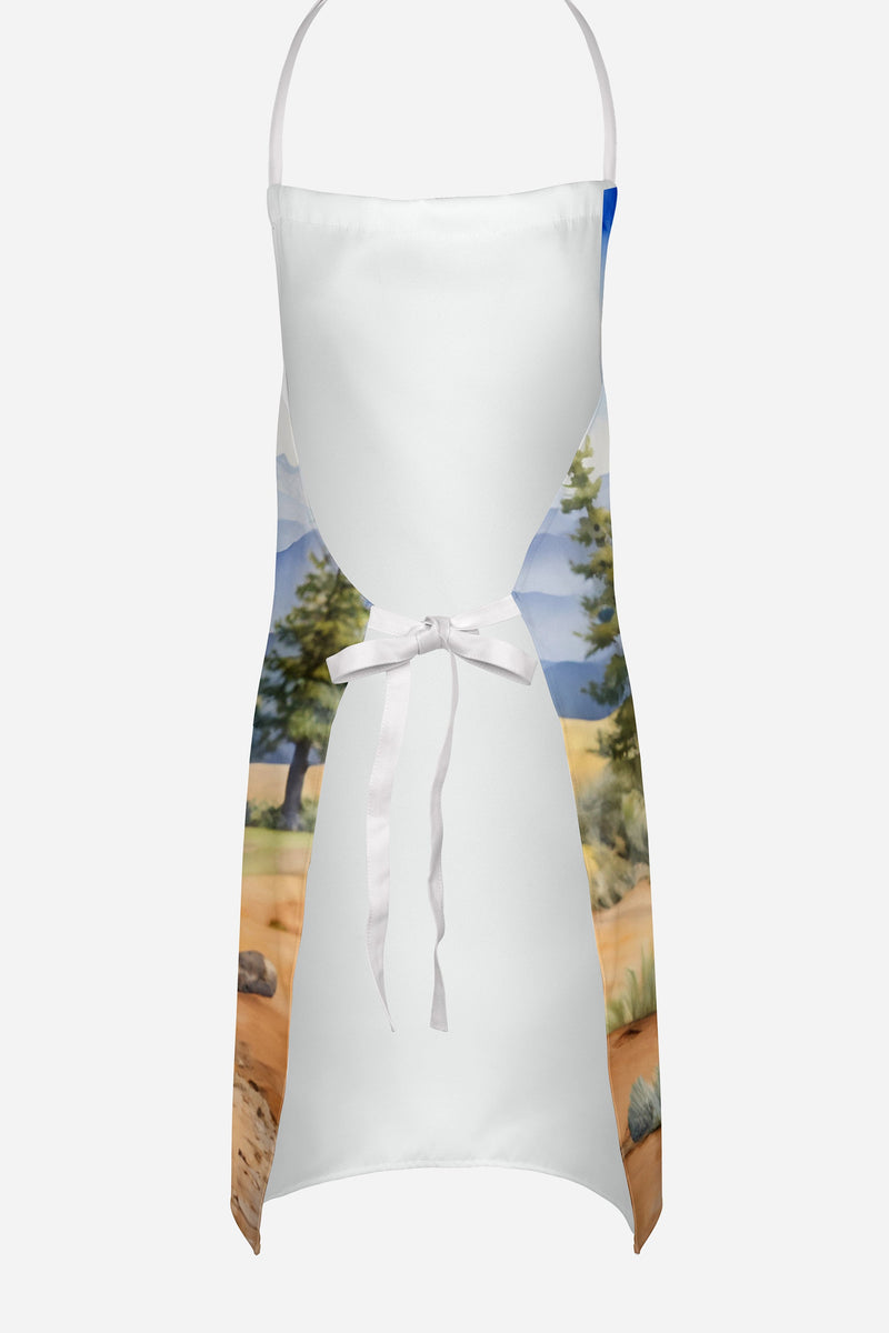 Fox Terrier Cowboy Welcome Apron – Artist-Designed Kitchen, BBQ & Craft Apron