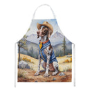 German Shorthaired Pointer Cowboy Welcome Apron – Artist-Designed Kitchen, BBQ & Craft Apron