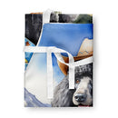 Black Poodle Cowboy Welcome Apron – Artist-Designed Kitchen, BBQ & Craft Apron