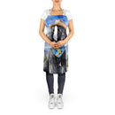 Black Poodle Cowboy Welcome Apron – Artist-Designed Kitchen, BBQ & Craft Apron