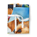 Airedale Terrier in Sunflowers Apron – Artist-Designed Kitchen, BBQ & Craft Apron