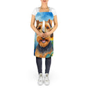 Airedale Terrier in Sunflowers Apron – Artist-Designed Kitchen, BBQ & Craft Apron