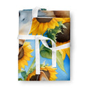 Akita in Sunflowers Apron – Artist-Designed Kitchen, BBQ & Craft Apron